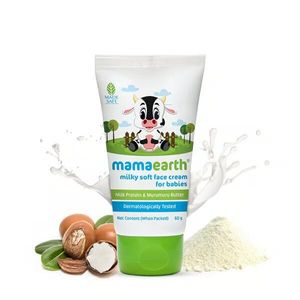 Mamaearth Milky Soft Face Cream for Babies with Milk Protein & Murumuru Butter 60g